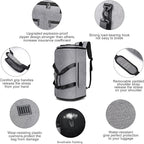 Bukere Carry on Garment Bag for Travel, Convertible Travel Duffel Suit Bag - Image 5
