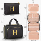 Personalized Gifts for Women, Initial Toiletry Bag Hanging Travel Organizer & - Image 2