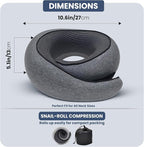 Upgraded Memory Foam Travel Neck Pillow - Image 9