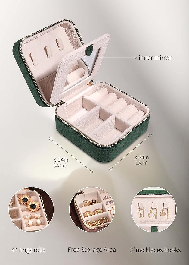 S.Leaf Travel Jewelry Organizer Travel Jewelry Boxes - Image 6
