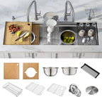 KRAUS Kore 57-inch Undermount Workstation 16 Gauge Single Bowl Stainless Steel by KRAUS