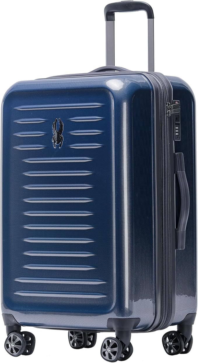 Spyder Rails 25 Inch Medium Expandable Hardside Upright Suitcase by Spyder