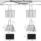 QOGiR Neoprene Multipurpose Beach Bag Tote - Image 3