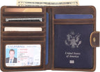 Polare Luxury RFID Blocking Leather Passport Holder Travel Wallet - Image 2