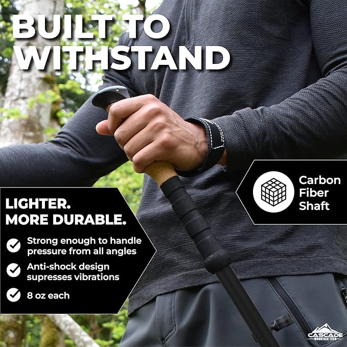 Cascade Mountain Tech Trekking Poles - Image 2
