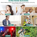 100 Pairs Earplugs for Noise Canceling Ear Plugs for Sleep Work Snoring Sound - Image 4