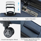 KROSER Softside Expandable Carry On Luggage - Image 4