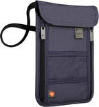 Lewis N. Clark RFID Blocking Stash Neck Wallet, Travel Pouch + Passport Holder by LewisNClark