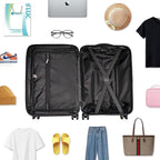 GinzaTravel Luggage Sets 3-Piece Expandable Suitcases - Image 9