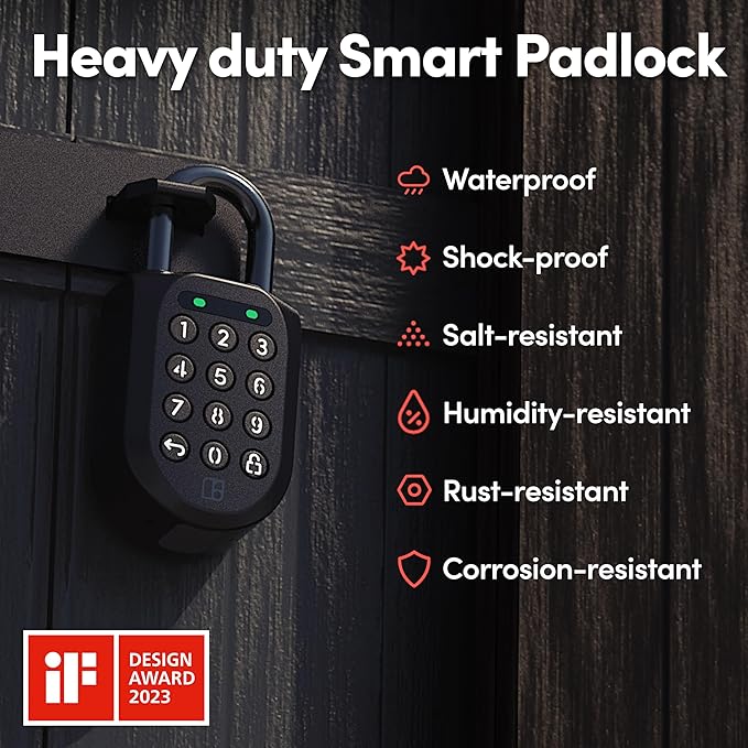 igloohome New Smart Padlock 2 2-Pack, The Toughest Smart Padlock – Generate - Image 5