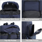 Hiking Backpack for Men 70L/100L Camping Backpack Military Rucksack Molle 3 - Image 5