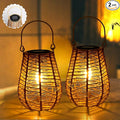 HPC Decor 2 PK Solar Lanterns by HPCDECOR