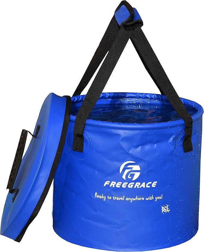 Premium Collapsible Bucket by Freegrace by Freegrace