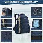 Maelstrom Hiking Backpack, 40L Waterproof Camping Daypack - Image 3