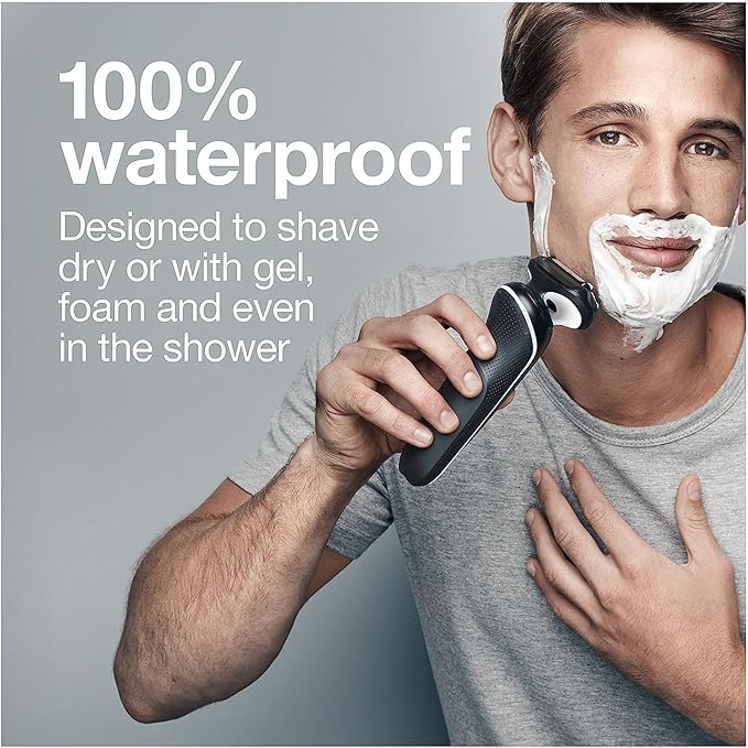 Braun Electric Razor for Men, Waterproof Foil Shaver, Series 5 5050cs, Wet & - Image 5