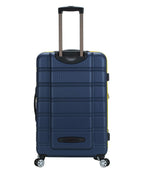 Melbourne Hardside Expandable Spinner Wheel Luggage (Navy / Checked Large 28")