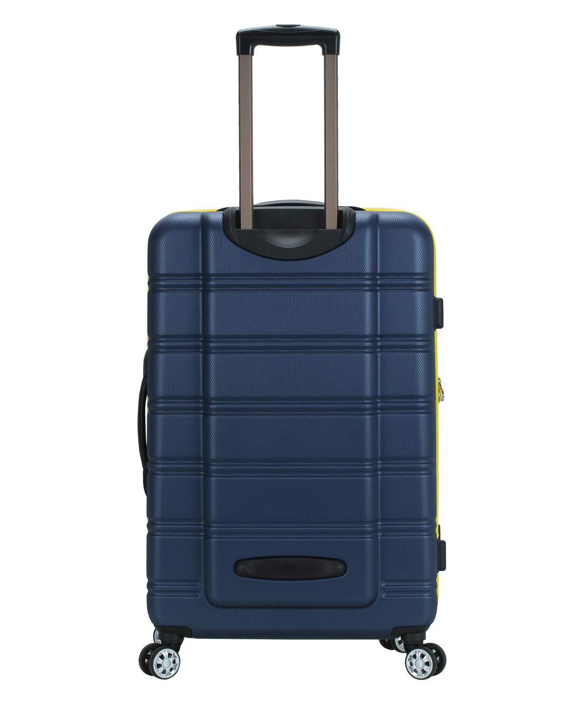 Melbourne Hardside Expandable Spinner Wheel Luggage (Navy / Checked Large 28")