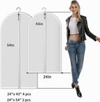 Garment Bags for Hanging Clothes, 6 Pack - Image 2
