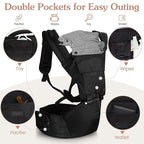 Baby Carrier Newborn to Toddler, 6-in-1 Baby Carrier - Image 4