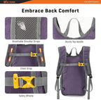 SKYSPER 15L/20L Foldable Hiking Backpack Lightweight Packable Travel Daypack - Image 4