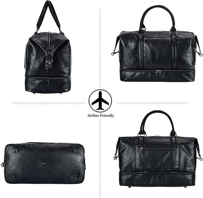 Weekender Overnight Bag Carry On Bag Travel Bag - Image 5