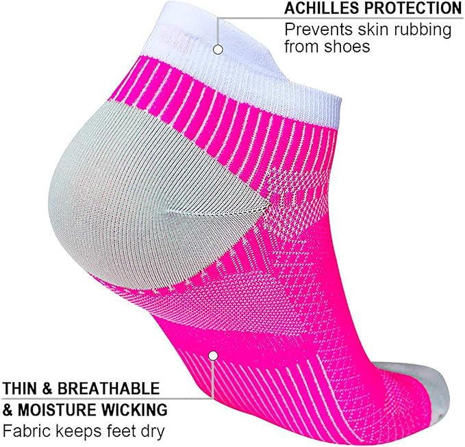 PAPLUS Ankle Compression Sock for Men and Women 2/4/6 Pairs, Low Cut - Image 4