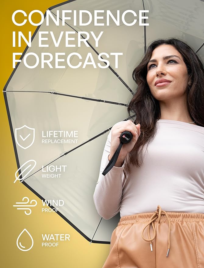 REPEL Windproof Travel Umbrella - Image 3