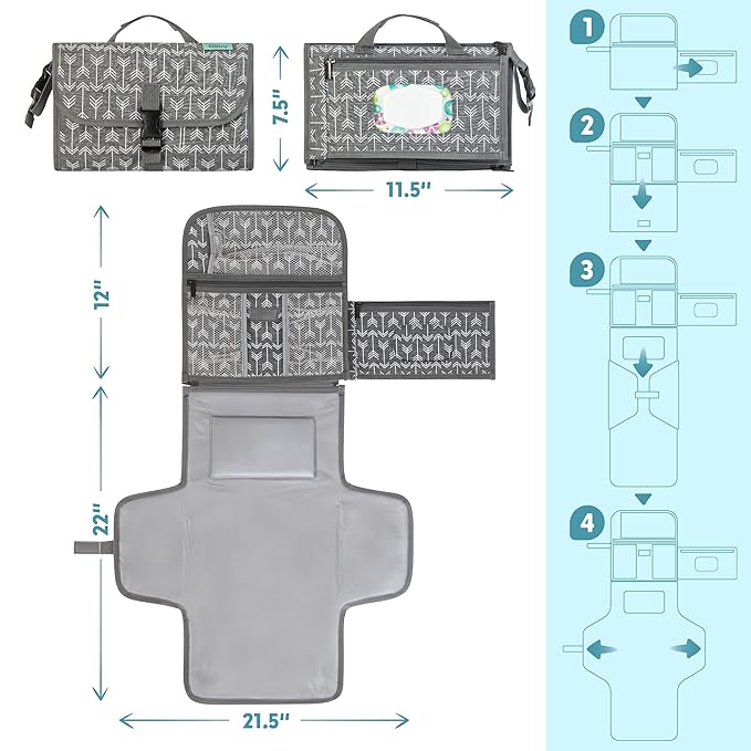 Kopi Baby Portable Diaper Changing Pad - Image 5