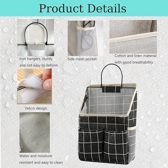2pcs Wall Hanging Storage Bag, Wall Hanging Organizer Bags - Image 3