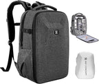 K&F Concept Camera Backpack, Hardshell Photography DSLR Camera Bag by KFCONCEPT