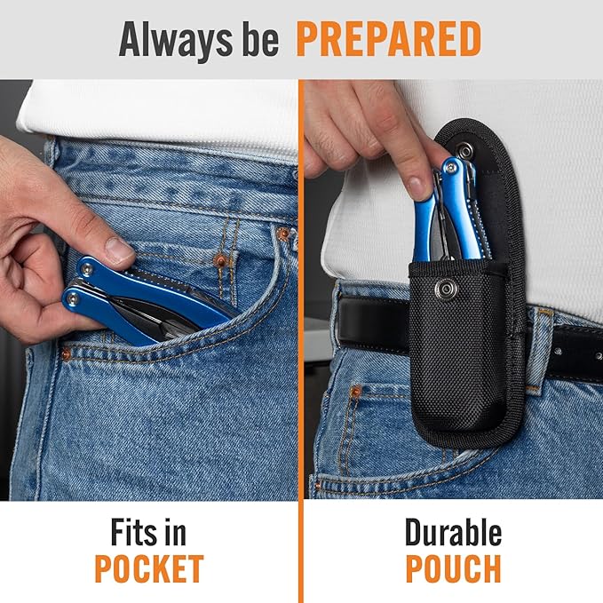 Multitool 15-in-1 with Safety-Locking, Stainless Steel Multi Tool Pliers - Image 6
