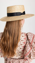 Lack of Color Women's Spencer Straw Boater Hat - Image 3