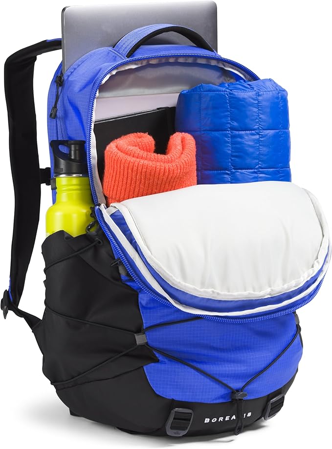 The North Face Borealis Commuter Laptop Backpack, Solar Blue/TNF Black - Image 4