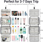 Hanging Travel Toiletry Bag, Large Capacity Cosmetic Travel Toiletry Organizer - Image 3
