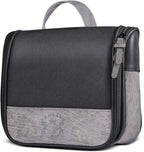 Hanging Toiletry Bag for Men VANCASE Vintage Leather Shaving Dopp Kit Medium by VACNASE