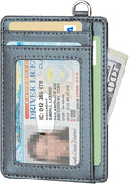FurArt Slim Minimalist Wallet, Front Pocket Wallets, RFID Blocking, Credit Card - Image 2