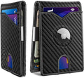 Airtag Wallet for Men, with Money Clip 11 Cards Slim Front Pocket Leather RFID by Miyozi