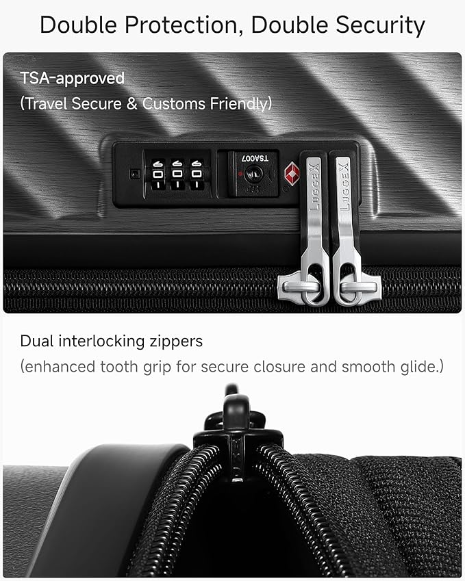 Trunk Luggage, Expandable PC Hard Shell Large Checked 28 Inch Suitcase - Image 6