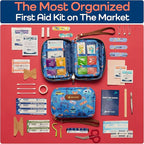 KeepGoing Travel First Aid Kit for Kids – 130 Pc. for Car, Diaper Bag & Backpack - Image 3