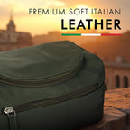 ELIZO Premium REAL Leather Toiletry Bag - Image 4