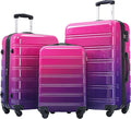 Merax Luggage Sets 3 Piece, Hardside Expandable Suitcase Set by Merax