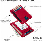 KARAKORAM Vertical Handcrafted Premium Leather Front Pocket Credit Card Holder - Image 6