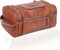 VC VINTAGE COUTURE Leather Toiletry Bag by VCVINTAGECOUTURE