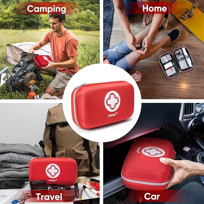 PTEROMY 300 Piece First Aid Kit, Portable Small Emergency Kits Compact 1st Aid - Image 7