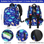 Accmor Toddler Backpack Leash, Cute Dinosaur Kids Backpack - Image 2