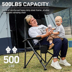 EVER ADVANCED Oversized Folding Camping Chair - Image 4