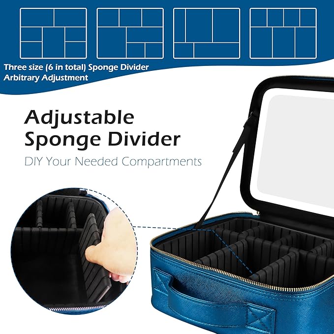 MOMIRA Travel Makeup Bag Cosmetic Bag Makeup Organizer Bag - Image 4