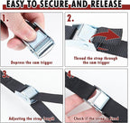 Cartman 1" x 12' Lashing Straps Cargo Tie-Down Strap Up to 600lbs, 6pk in Carry - Image 5