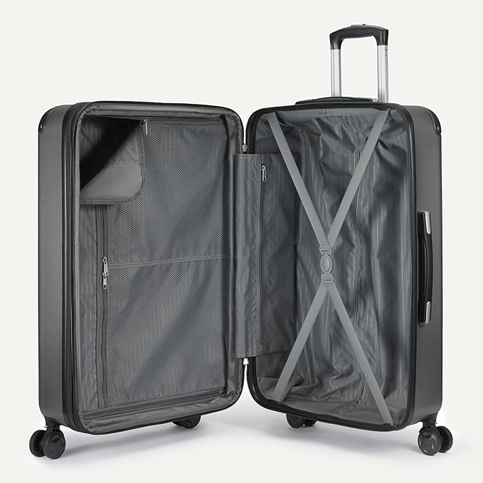 Amazon Basics 4-Piece Luggage Set, Including Two Hardside Suitcases - Image 5