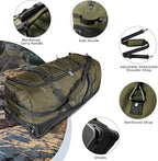 110L Expandable to 140L 32” Foldable Oxford Soft-Sided Rolling Duffle Bag - Image 4